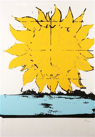 SCHIFANO MARIO (1934 - 1998) Senza titolo. Litografia. Cm 70,00 x 100,00....