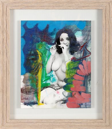 CINGOLANI MARCO (n. 1961) Comics. Tecnica mista su fotografia. Cm 21,00 x...