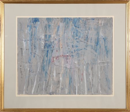 BELLANDI GIORGIO (1930 - 1976) Senza titolo. Tecnica mista su carta. Cm 42,00...