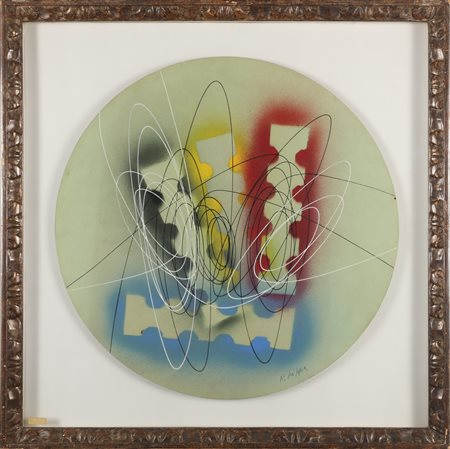 CRIPPA ROBERTO GAETANO (1921 - 1972) Spirali. 1970. Tecnica mista su carta...