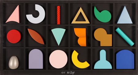 DEL PEZZO LUCIO (n. 1933) Senza titolo. Multiplo. Cm 67,00 x 36,00 x 5,00....