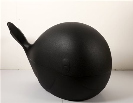 RIZZETTI CARLO (n. 1969) The Rainbow Whale - Nera. Plastica. Cm 120,00 x...