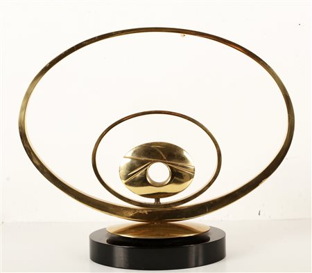 CAPPELLO CARMELO (1912 - 1996) Rotatoria ovale mobile. Bronzo. Cm 39,00 x...