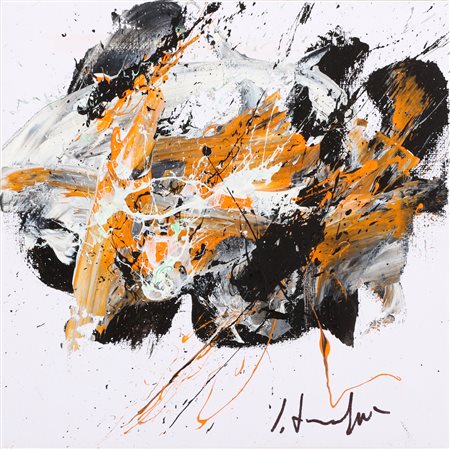 FORMICHETTI SILVIO (n. 1969) Senza titolo. 2017. Olio su tela . Cm 20,00 x...