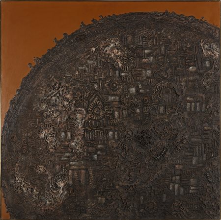 PERICOLI TULLIO (1936 - 2006) Senza titolo. 1970. Tecnica mista su tela su...