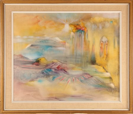 GRAZIANI PIERRE ALEXANDRE (n. 1932) Etoiles. Tecnica mista su tela. Cm 65,00...