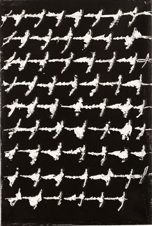 RAPETTI ALFREDO (n. 1961) Scrittura. Tecnica mista su tela. Cm 20,00 x 30,00....