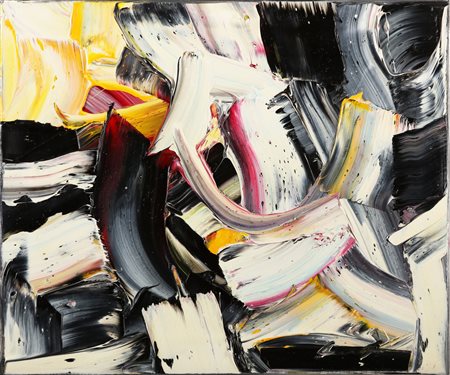 DE LUTTI PIERLUIGI (n. 1959) Senza titolo. Olio su tela . Cm 60,00 x 50,00....