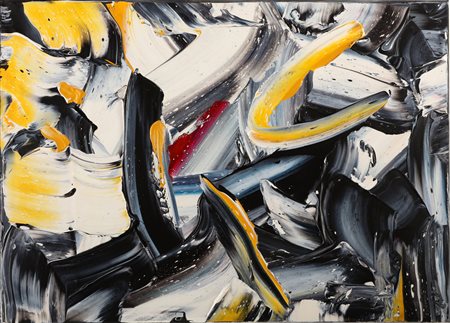 DE LUTTI PIERLUIGI (n. 1959) Senza titolo. Olio su tela . Cm 70,00 x 50,00....