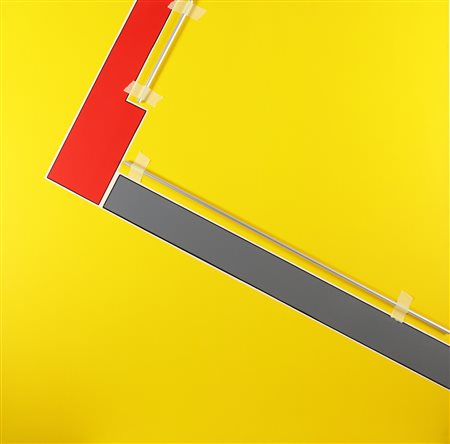 BANI BRUNO (n. 1964) bB 340. 2016. Tecnica mista su tela. Cm 100,00 x 100,00....