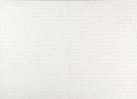 RAPETTI ALFREDO (n. 1961) Scrittura. 2006. Tecnica mista su tela. Cm 70,00 x...