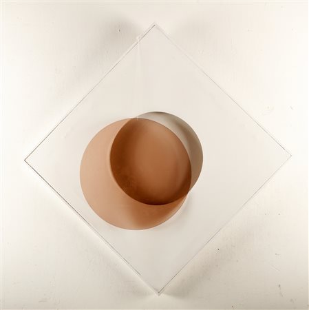 CAMPESAN SARA (n. 1924) Immagine circolare. 1968. Tecnica mista su tela su...