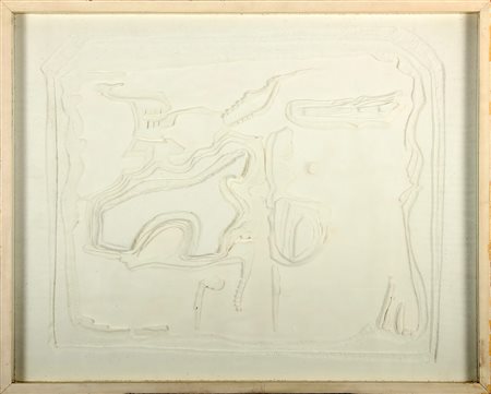 GRIBAUDO EZIO (n. 1929) Senza titolo. 1969. Poliuterano espanso. Cm 82,00 x...