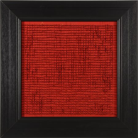 AUBERTIN BERNARD (1934 - 2015) Tableau Clous. 1969. Chiodi su tavola. Cm...