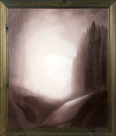 BARTOLINI UBALDO (n. 1944) Paesaggio ?. 2014. Olio su tavola. Cm 50,00 x...