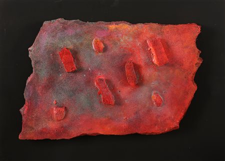 NUCARA RENZO (n. 1955) Reperto. 1994. Poliuretano e pigmenti.. Cm 55,00 x...