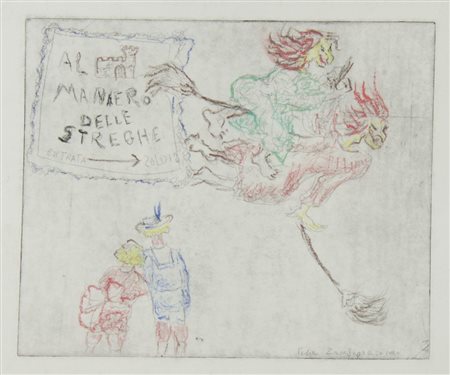 Pedra Zandegiacomo Trieste 1903-1987 Lotto di 10 litografie di misure e...