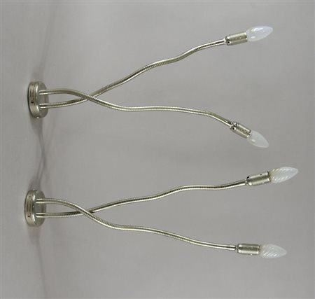Catellani & Smith: coppia di lampade da parete snodabili modello Minimalismo...