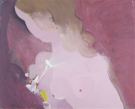 Sergio Altieri Capriva del Friuli 1930 "La veneziana" cm. 40x50 - olio su...