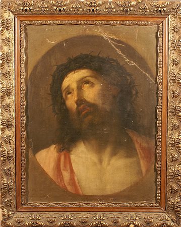 Guido Reni (Galvanzano 1575 - Bologna 1642), attribuito a, "Cristo incoronato...