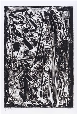 EMILIO VEDOVA (1919 - 2006) Specchi 1983 Cartella contenente 5 acqueforti,...