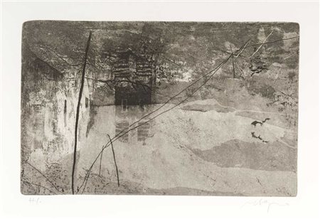 VELASCO VITALI (1960) Paesaggio cancellato 1987 Cartella contenente sei...