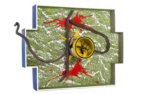 AGENORE FABBRI (1911 - 1998) Senza titolo 1993 Tecnica mista su tavola 60,5 x...