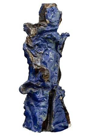 SANDRO CHERCHI (1911 - 1998) Senza titolo Scultura in terracotta maiolicata...