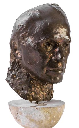 NOVELLO FINOTTI (1939) Volto Scultura in bronzo 29 x 18 x 16 cm PROVENIENZA:...