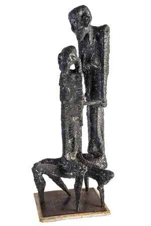 NADO CANUTI (1929) Burattinaio n. 2 1966 Scultura in cemento fuso...