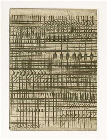 ARNALDO POMODORO (1926) Senza titolo 1976 Calcografia, es. 14/100, Stamperia...