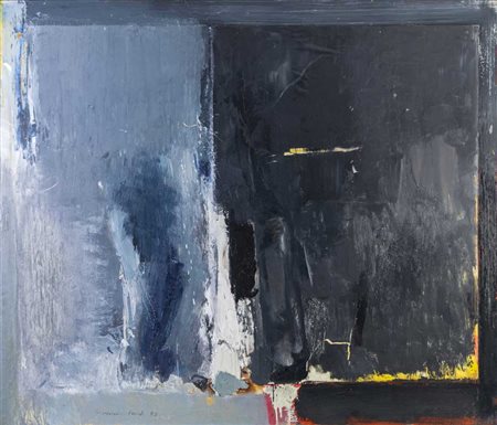 GIANRICCARDO PICCOLI (1941) Doppia evocazione 1989 Olio su tavola e cartone...