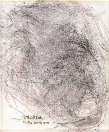 GIANNI SECOMANDI (1926 - 1982) Gustav Mahler, Tactus-Percezioni oscure 1981...