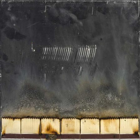 BERNARD AUBERTIN (1934 - 2015) Senza titolo 2009 Fiammiferi bruciati su...
