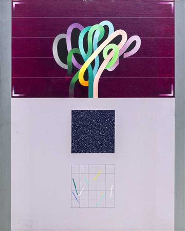 GOTTARDO ORTELLI (1938 - 2003) Riemergere attraverso contraddizioni Olio su...