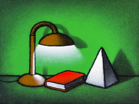 TINO STEFANONI (1937-2017) Senza titolo 1989 Acrilico su tela 30 x 40 cm...