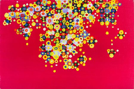 MASSIMO KAUFMANN (1963) Senza titolo Acrilico su tela 40 x 60 cm Firma sul retro