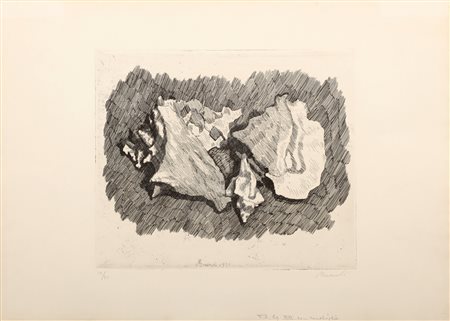 MORANDI GIORGIO (1890 - 1964) Veduta della montagnola di Bologna. 1932....