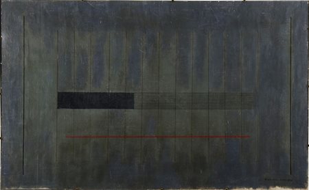 LAZZARI BICE (1900 - 1981) Senza titolo. 1976. Acrilico su tela. Cm 77,50 x...