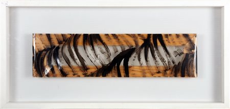 ACCARDI CARLA (1924 - 2014) Nero. 1969. Vernice su sicofoil. Cm 15,00 x...