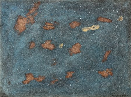 TURCATO GIULIO (1912 - 1995) Senza titolo. Tecnica mista su tela. Cm 80,00 x...