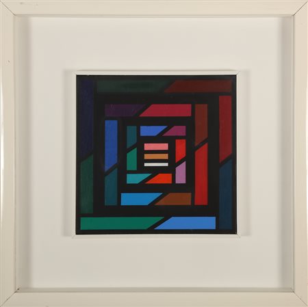 DORAZIO PIERO (1927 - 2005) Minival B. 1996. Olio su tela . Cm 26,00 x 26,00....