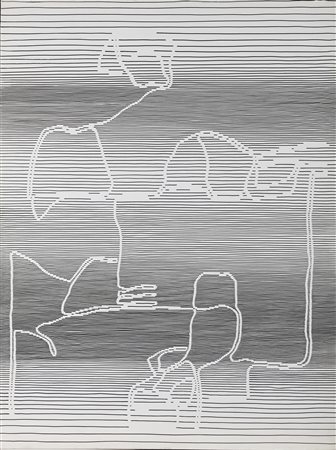 SEUPHOR MICHEL (1901 - 1999) Le queue du diable. 1969. China su carta. Cm...