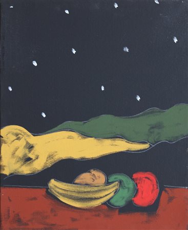 FESTA TANO (1938 - 1988) Senza titolo. Acrilici su tela . Cm 45,00 x 55,00....