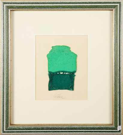 CESAR (1921 - 1998) Il reale dissoluto. 1972. Pvc su carta. Cm 23,00 x 28,00....