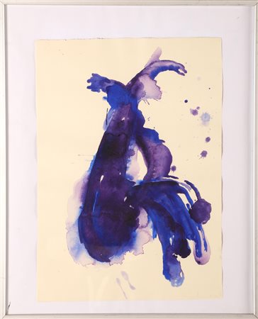 BROWN JAMES (n. 1951) Senza titolo. 1995. Tecnica mista su carta. Cm 30,00 x...