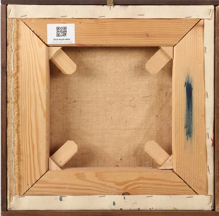 MORENI MATTIA (1920 - 1999) Il computer già superato. 1993. Olio su tela . Cm...