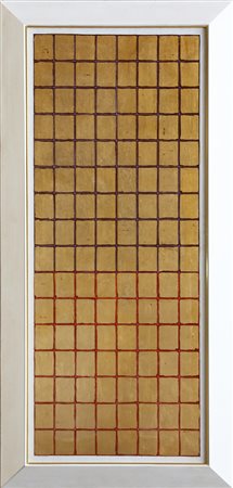 BIANCO REMO (1922 - 1990) Senza titolo. Tecnica mista su tela. Cm 46,50 x...