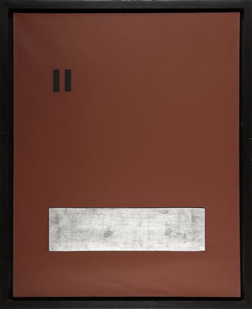 VERMI ARTURO (1928 - 1988) Figure nello spazio tempo. 1975. Tecnica mista su...