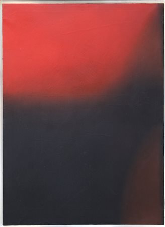 OLIVIERI CLAUDIO (n. 1934) Senza titolo. 1972. Olio su tela . Cm 80,00 x...